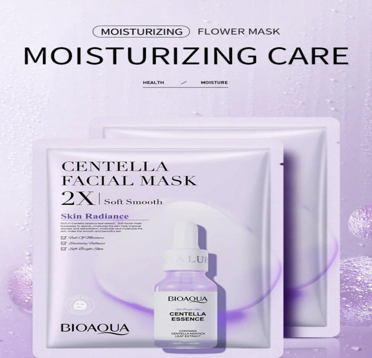 Collagen face mask set with hyaluronic acid – 20-pack for moisturizing, brightening, and firming skin