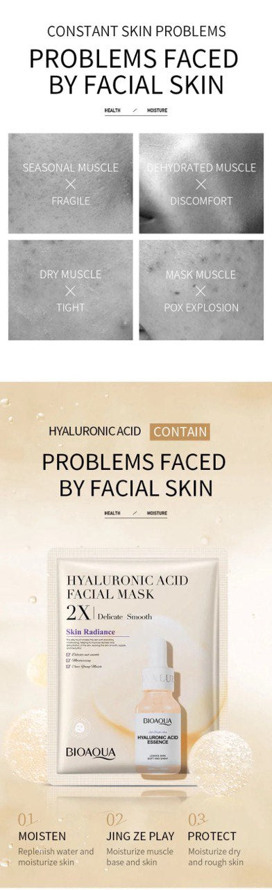20 pack collagen face mask moisturizing mask hyaluronic acid