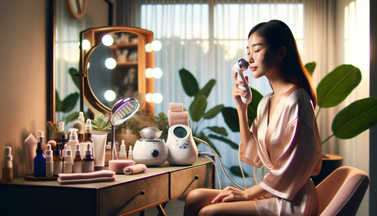Learn how to upgrade your skincare routine with easy-to-use home devices. Achieve glowing, radiant skin without salon visits!