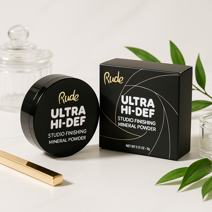 RUDE UHD Mineral Powder Display Set