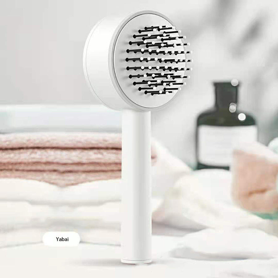 One-Click Self-Cleaning Hair Brush | 3D Air Cushion for Healthy Hair