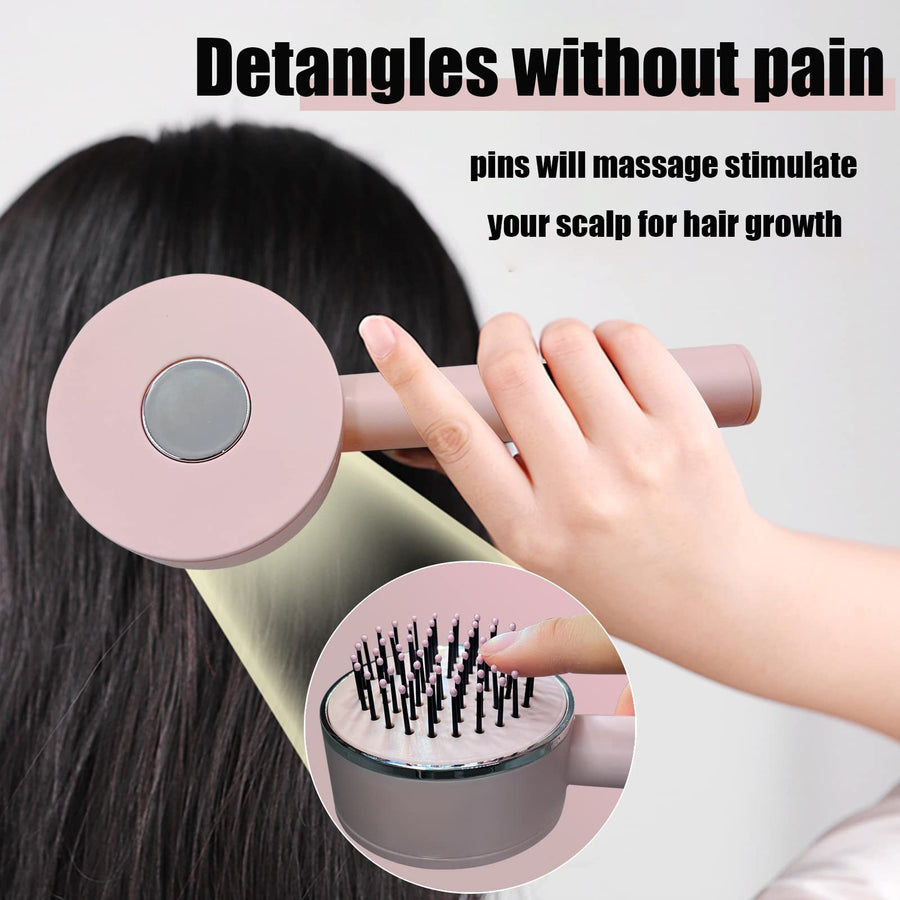 One-Click Self-Cleaning Hair Brush | 3D Air Cushion for Healthy Hair