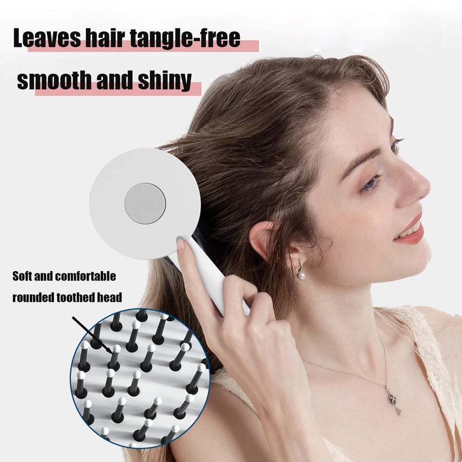 One-Click Self-Cleaning Hair Brush | 3D Air Cushion for Healthy Hair