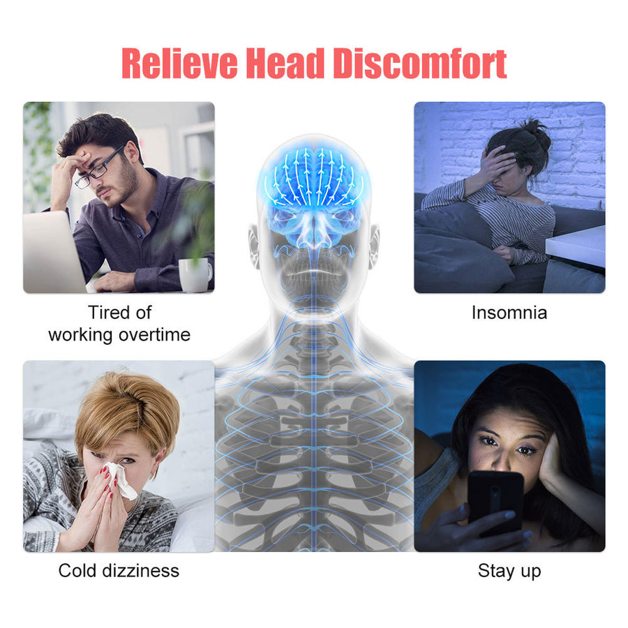Electric Scalp Massager Brush | Head Massage & Relaxation Tool