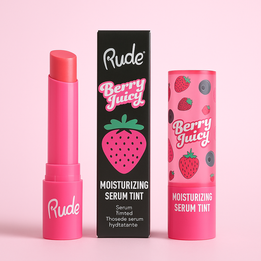 RUDE Berry Juicy Moisturizing Serum Tint Display Set