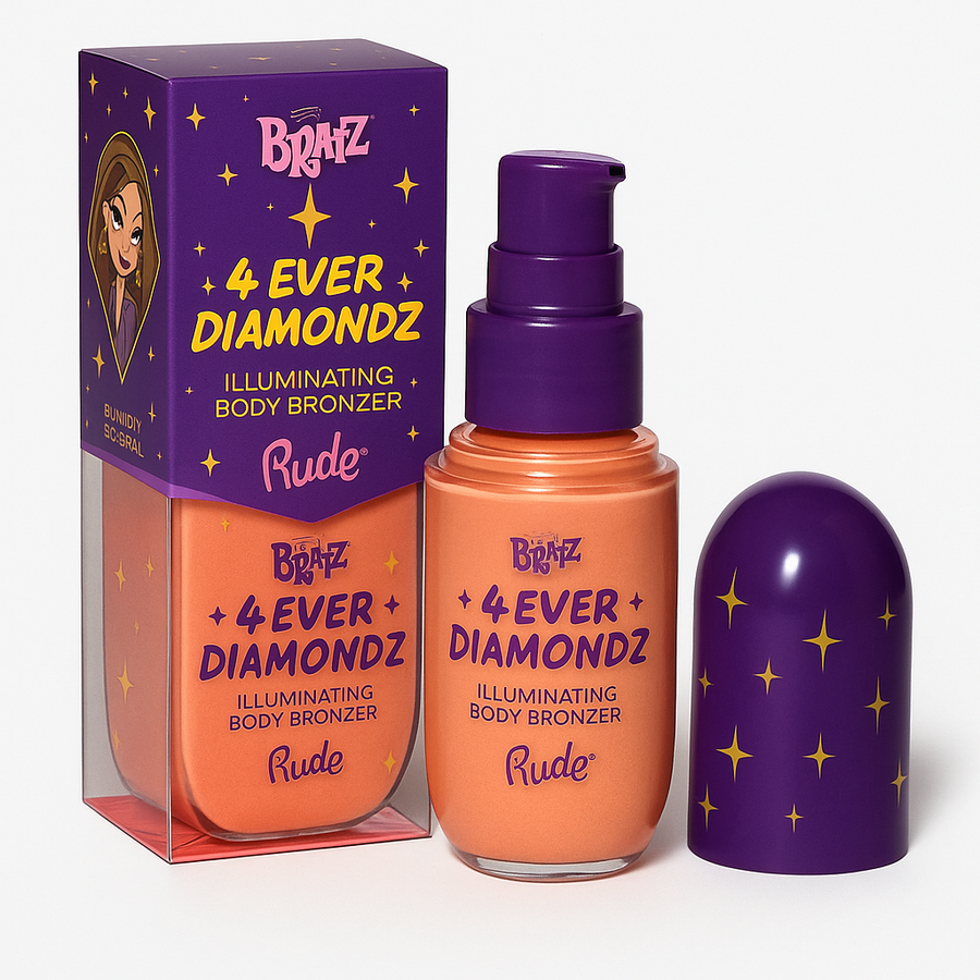 RUDE Bratz 4 Ever Diamondz Illuminating Body Bronzer
