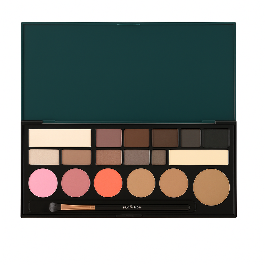 PROFUSION Glamour 16 Color Face & Eyes Palette