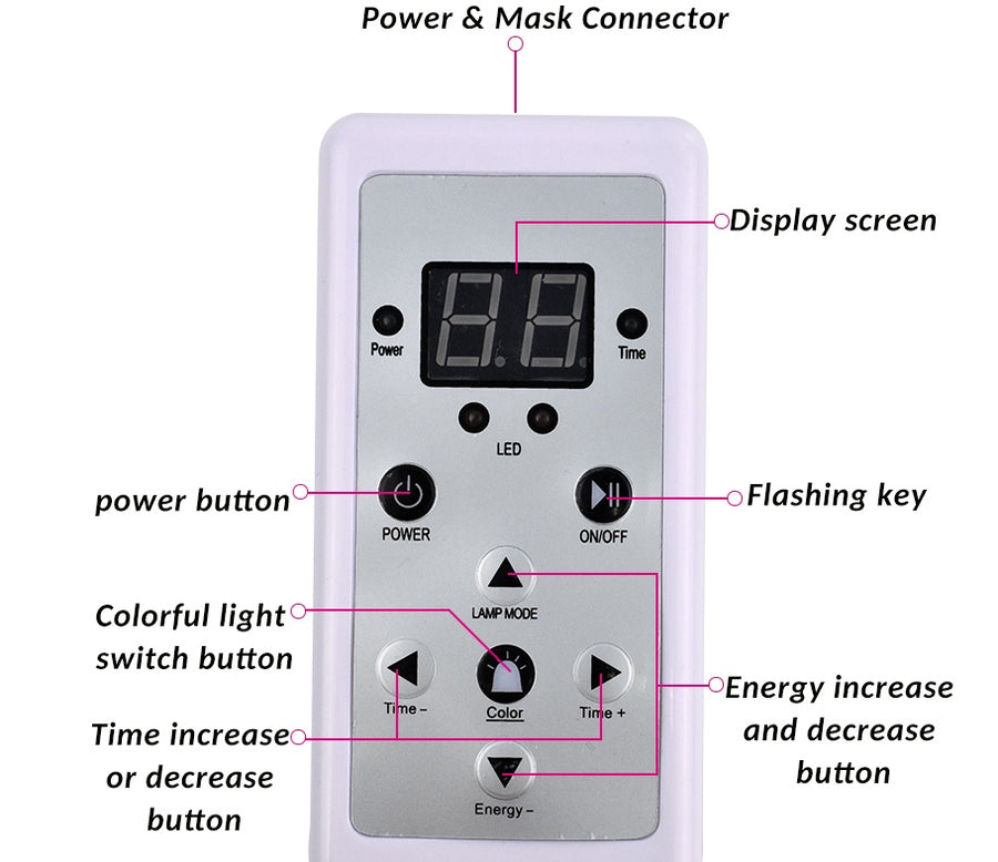 Led Facial beauty instrument - Luniva