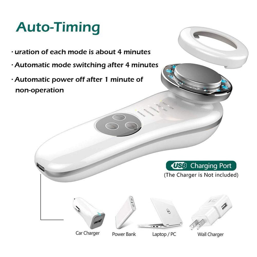Facial Massager Skin Care Tools 7 In 1 Face Lifting Machine - Luniva