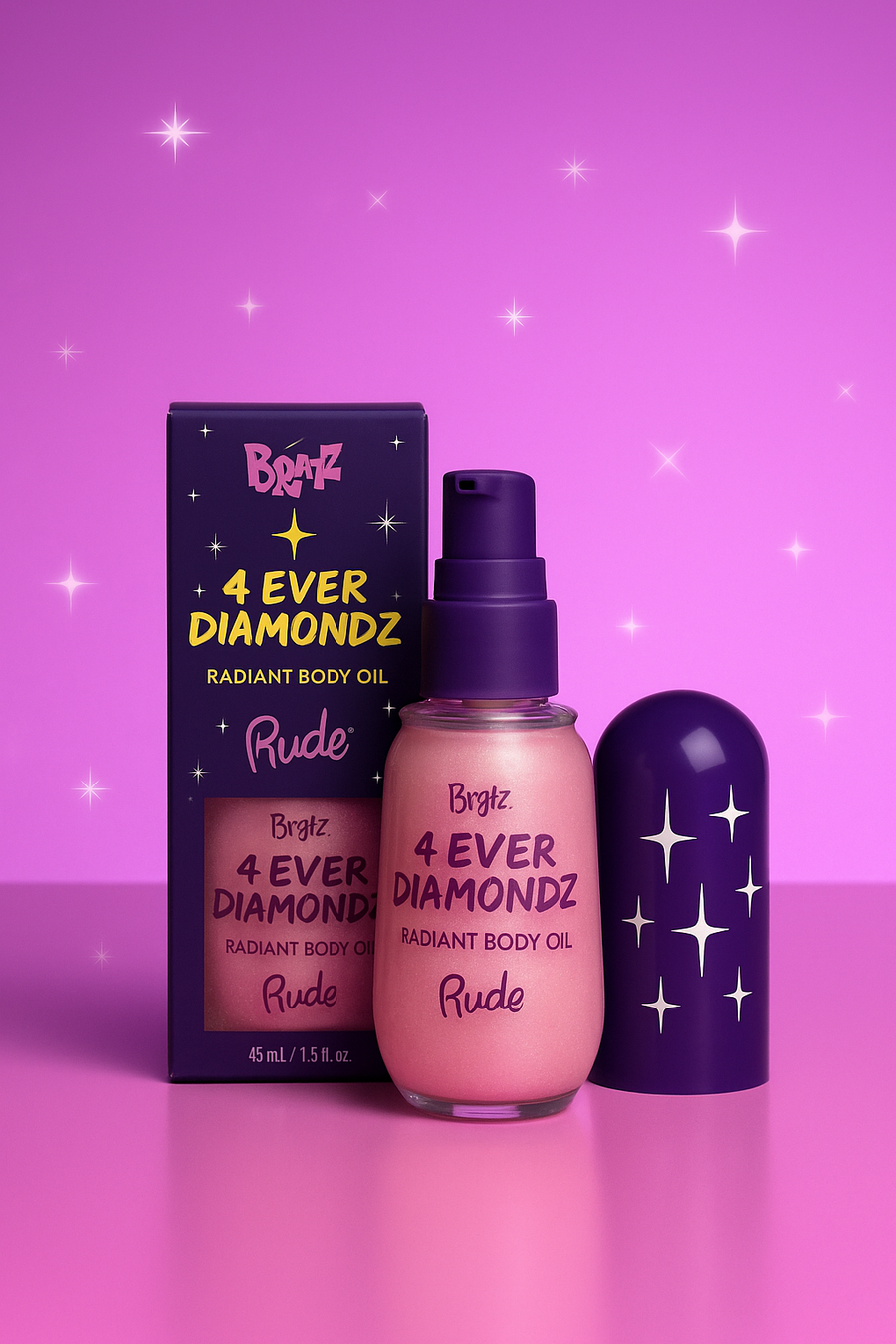 RUDE Bratz 4 Ever Diamondz Radiant Body Oil