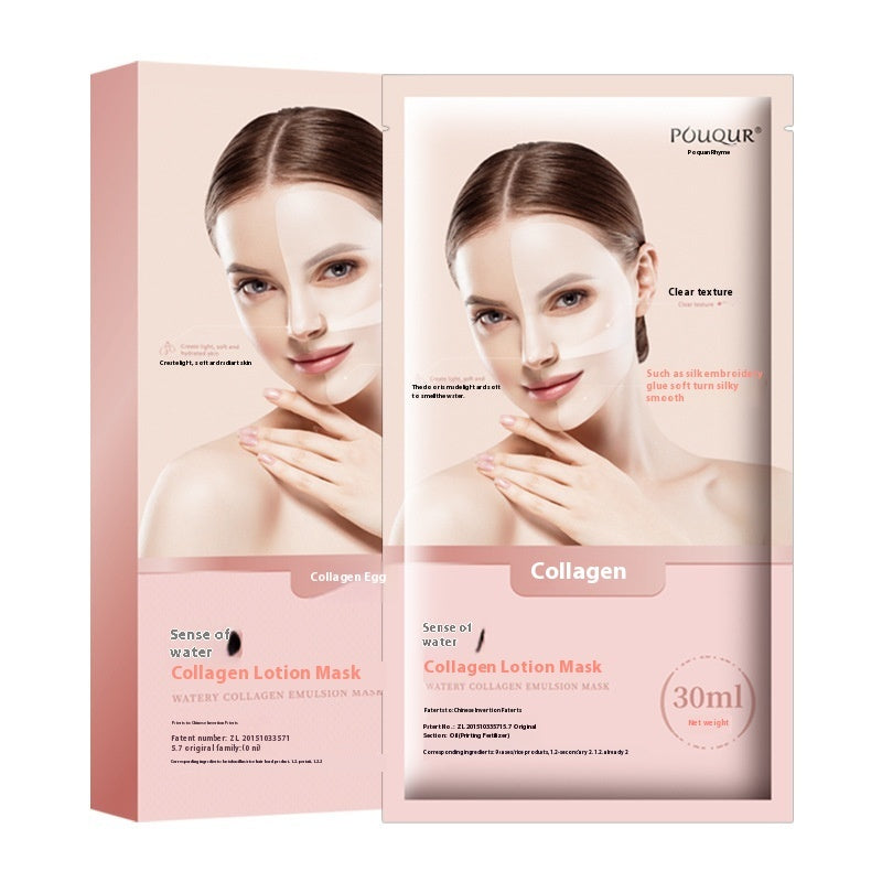 Water-sensitive Collagen Lotion Mask Box - Luniva