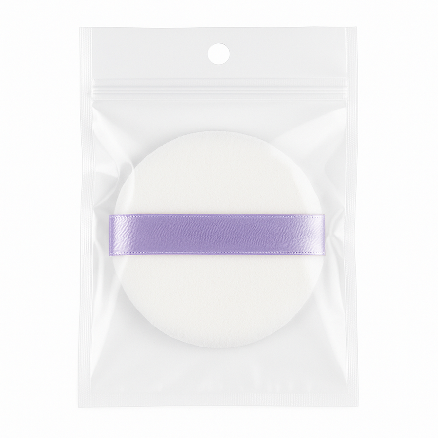 Wonder Pro Satin Back Cotton Puff For Face Powder - 3 Pieces