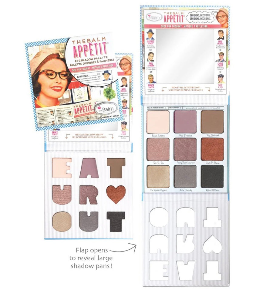 the Balm Appétit Eyeshadow Palette - 9 Shades