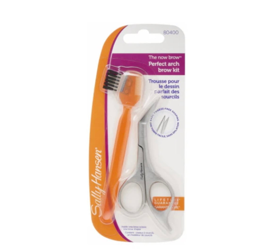 SALLY HANSEN The Now Brow Perfect Arch Brow Kit - Orange / Stainless Steel