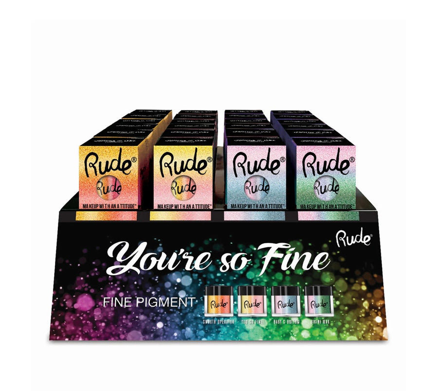 RUDE You're So Fine Pigment Acrylic Display, 48 Pieces