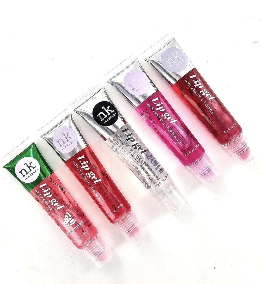 NICKA K Lip Gel Bubble Gum Display Case Set, 48 Pieces