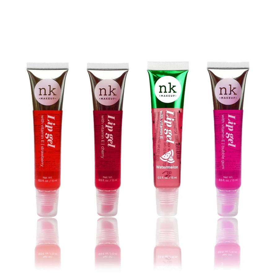 NICKA K Lip Gel Bubble Gum Display Case Set, 48 Pieces