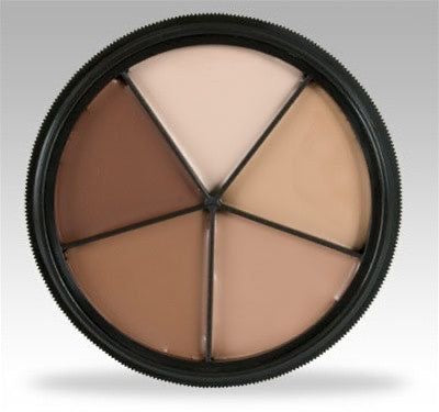 mehron Tattoo CoveRing 5 Color Palette - Five Shades of Concealer