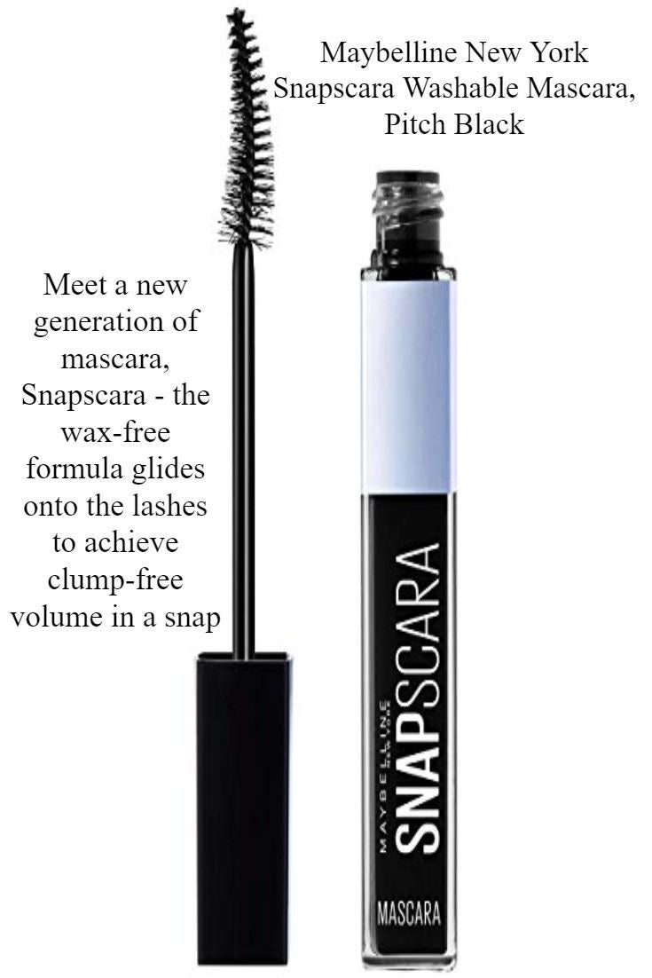 MAYBELLINE Snapscara Washable Mascara - Pitch Black 300