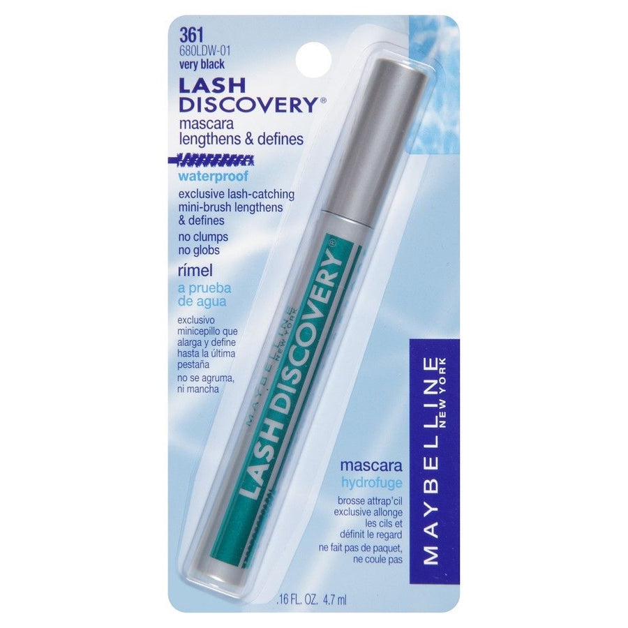 MAYBELLINE Lash Discovery Mini-Brush Waterproof Mascara - Very Black
