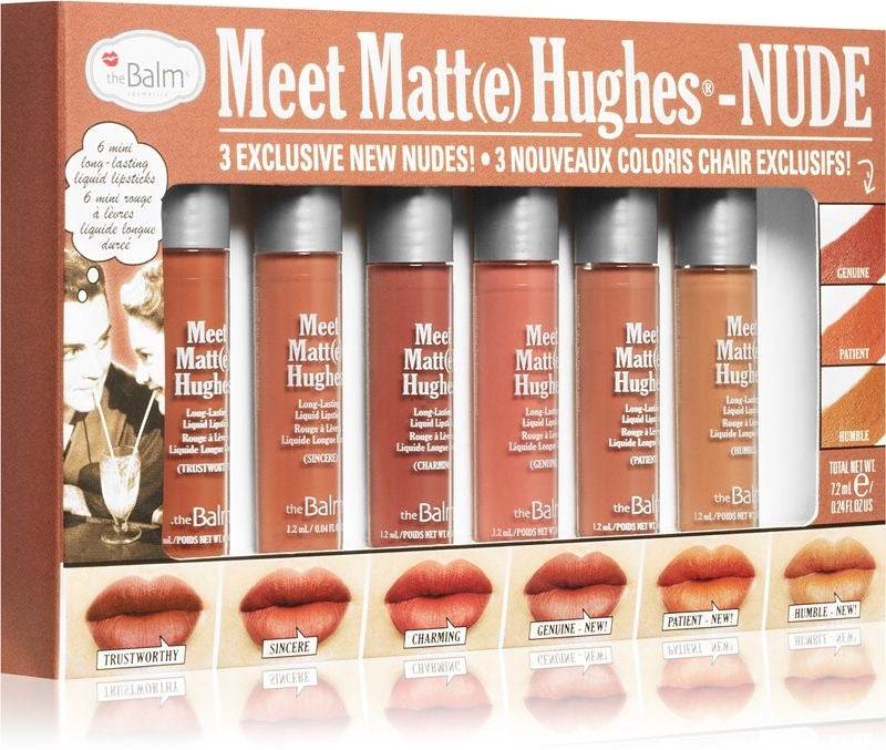 theBalm Meet Matte Hughes Set of 6 Mini Long-Lasting Liquid Lipsticks 2