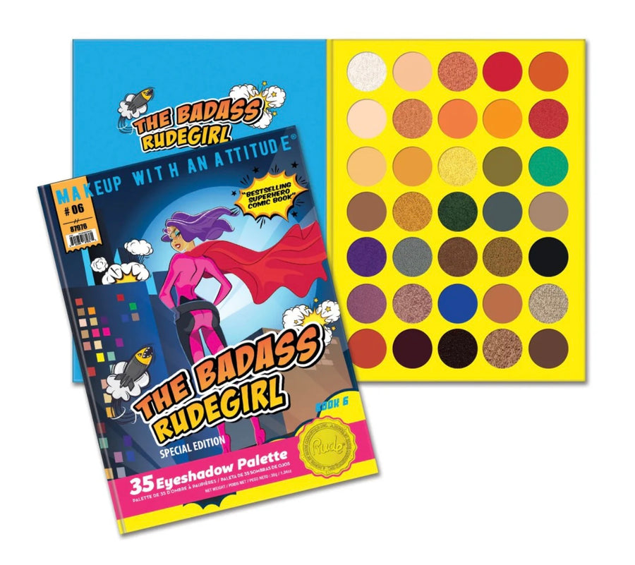 RUDE The Badass RudeGirl 35 Eyeshadow Palette - Book 6