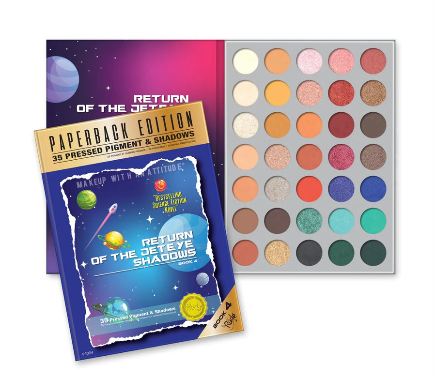 RUDE Return of the Jet Eyeshadows Palette - Paperback Edition