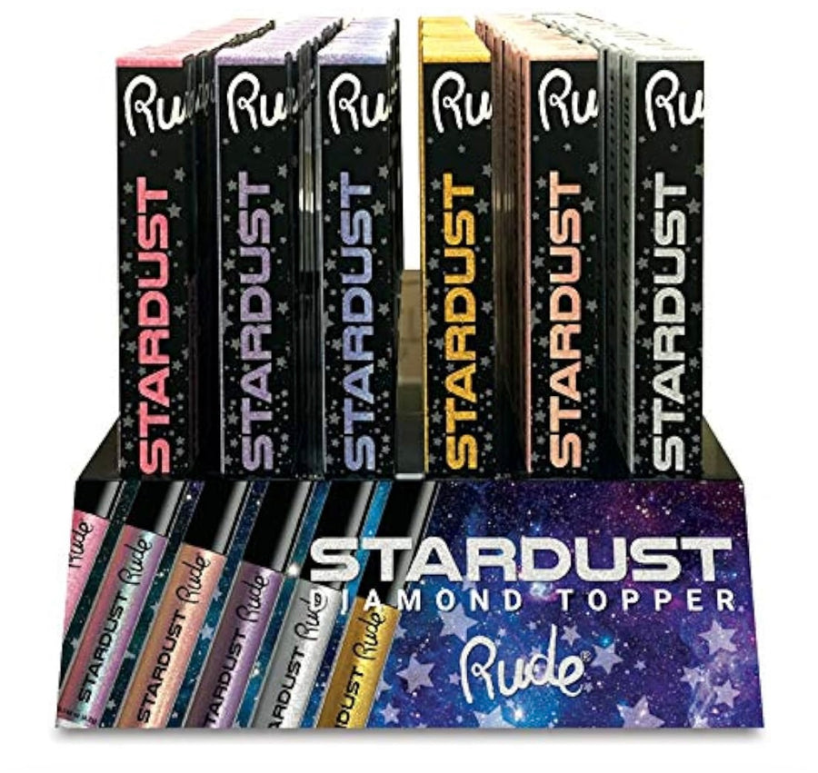 RUDE Stardust Diamond Topper Acrylic Display Set, 72 Pieces