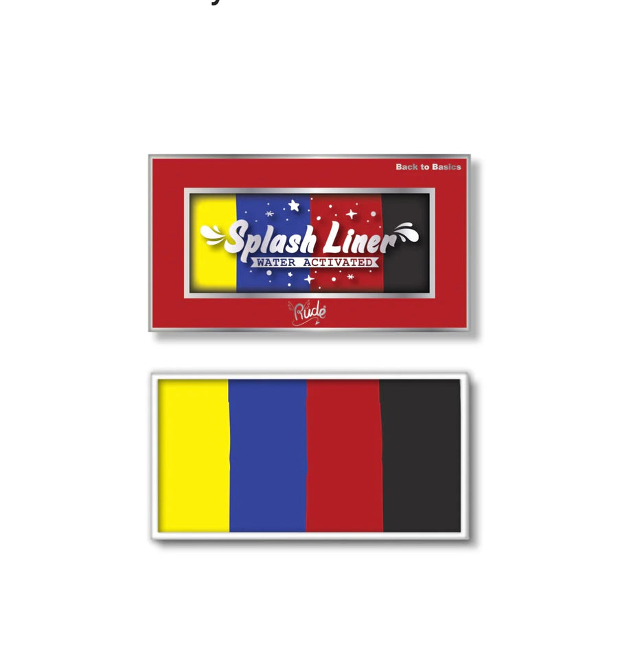 RUDE Splash Liner Water Activated Split Cake Face Body Paint