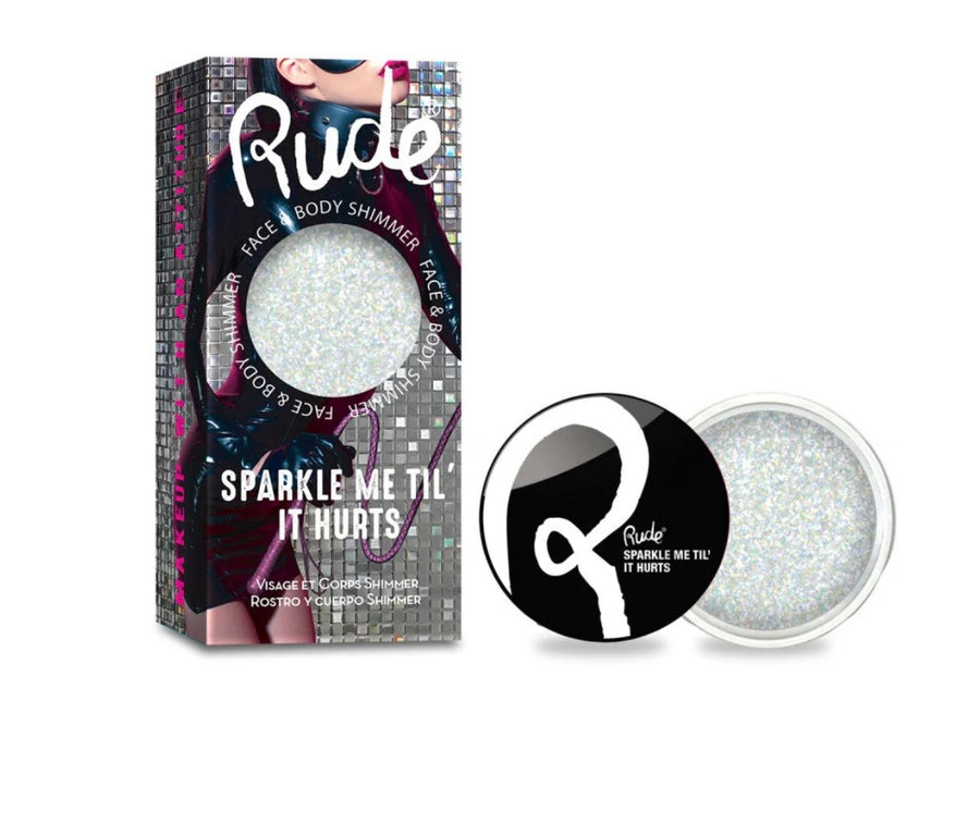 RUDE Sparkle Me Til' It Hurts Face & Body Shimmer