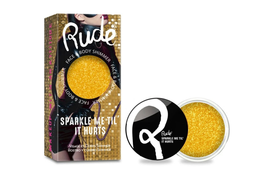 RUDE Sparkle Me Til' It Hurts Face & Body Shimmer