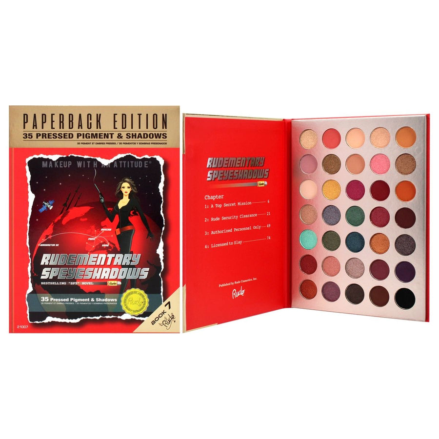 RUDE Rudementary Speyeshadows Palette - Paperback Edition