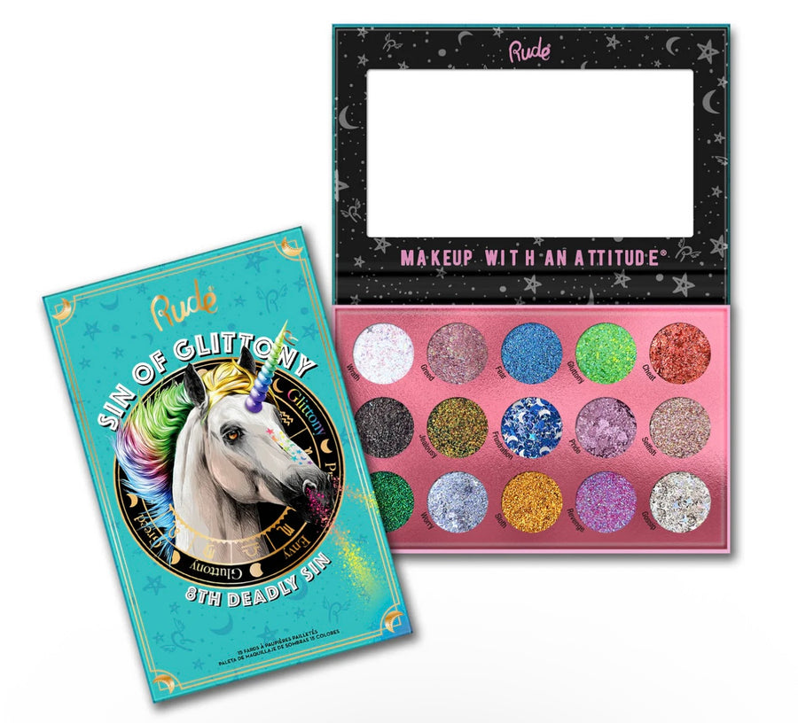 RUDE Sin of Glittony Glitter Palette