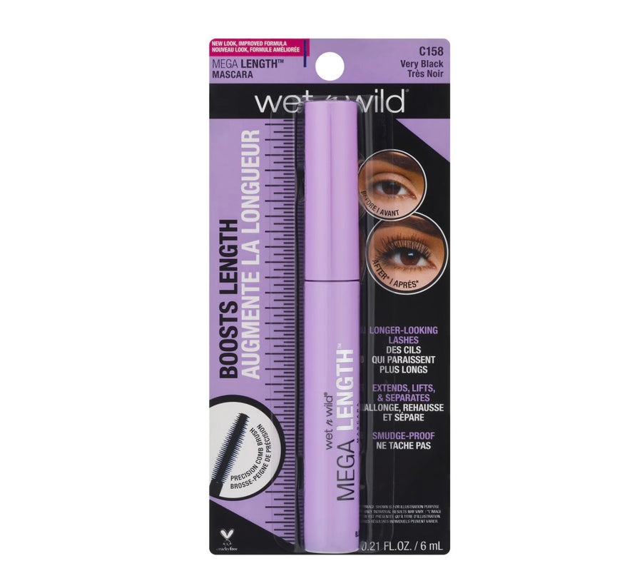 WET N WILD Mega Length Mascara - Very Black
