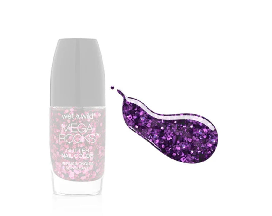 WET N WILD Megarocks Glitter Nail Color