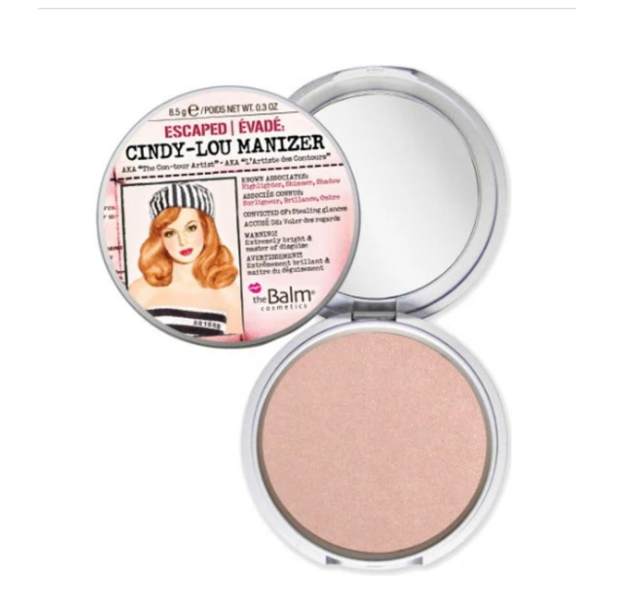theBalm Cindy-Lou Manizer Highlighter, Shadow & Shimmer - Peachy Pink