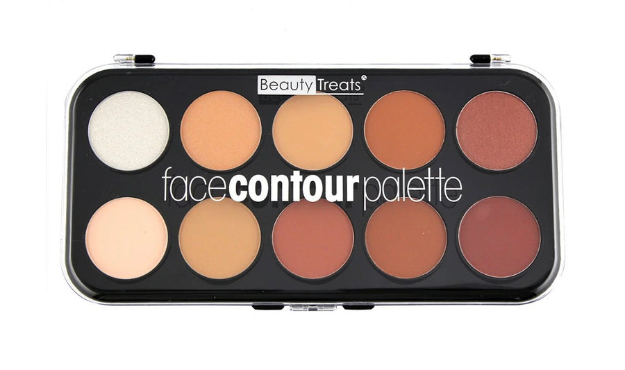 BEAUTY TREATS Face Contour Palette - 10 Shades