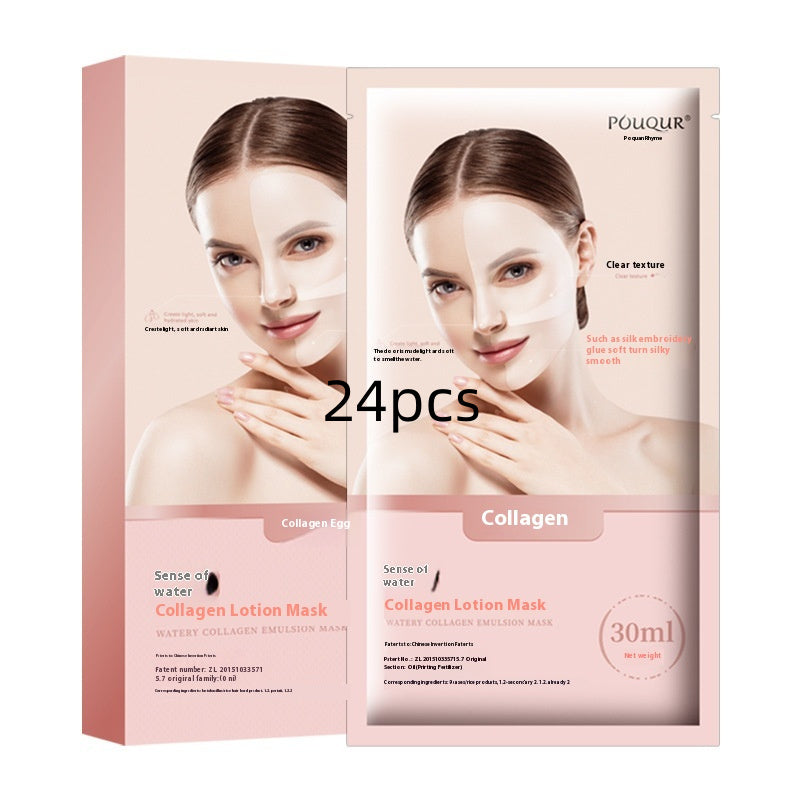 Water-sensitive Collagen Lotion Mask Box - Luniva