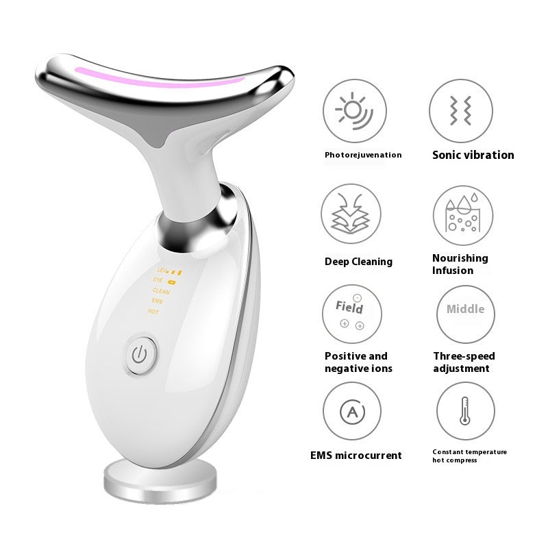 Home Use Face Neck Pattern Face Lifting Import Massage Instrument - Luniva