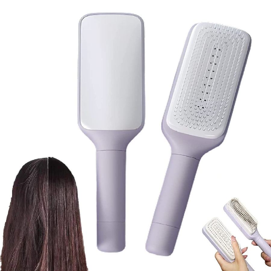 4 in 1 Smart Hair Brush | Self-Cleaning & Detangling