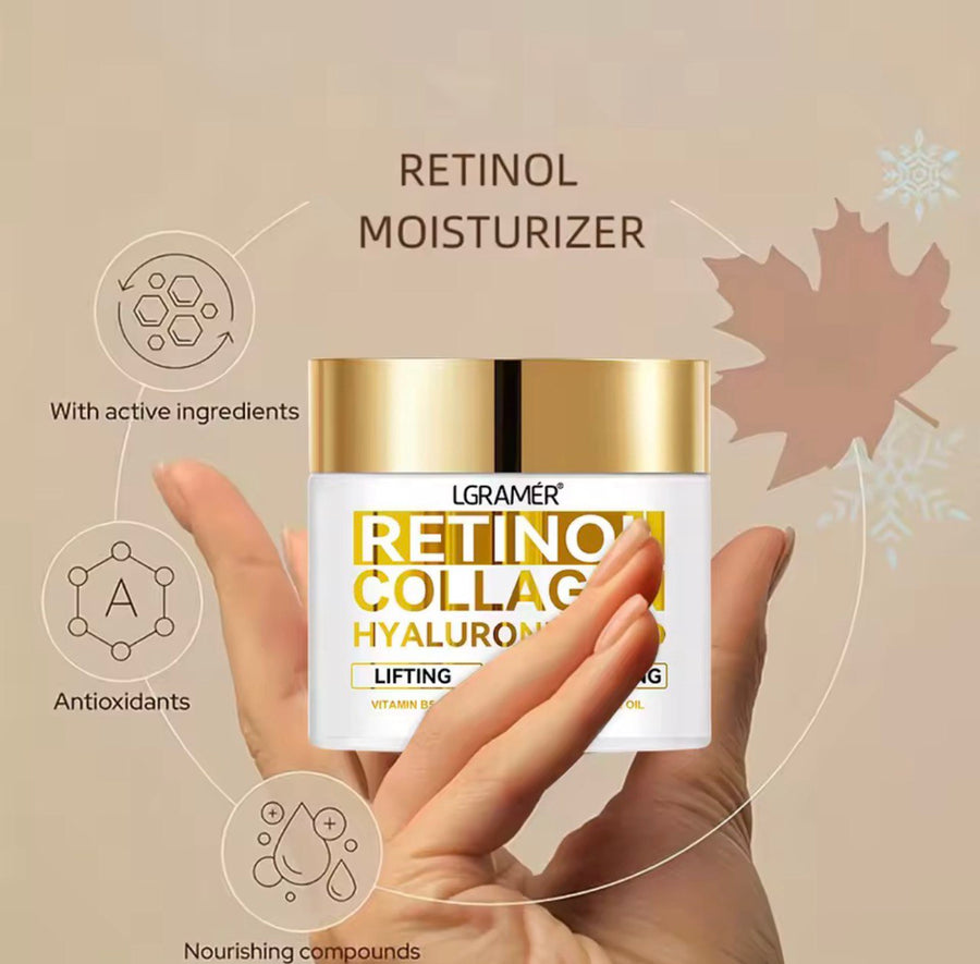 retinol liffting firming cream collagen smooth wirinkles face cream - Luniva