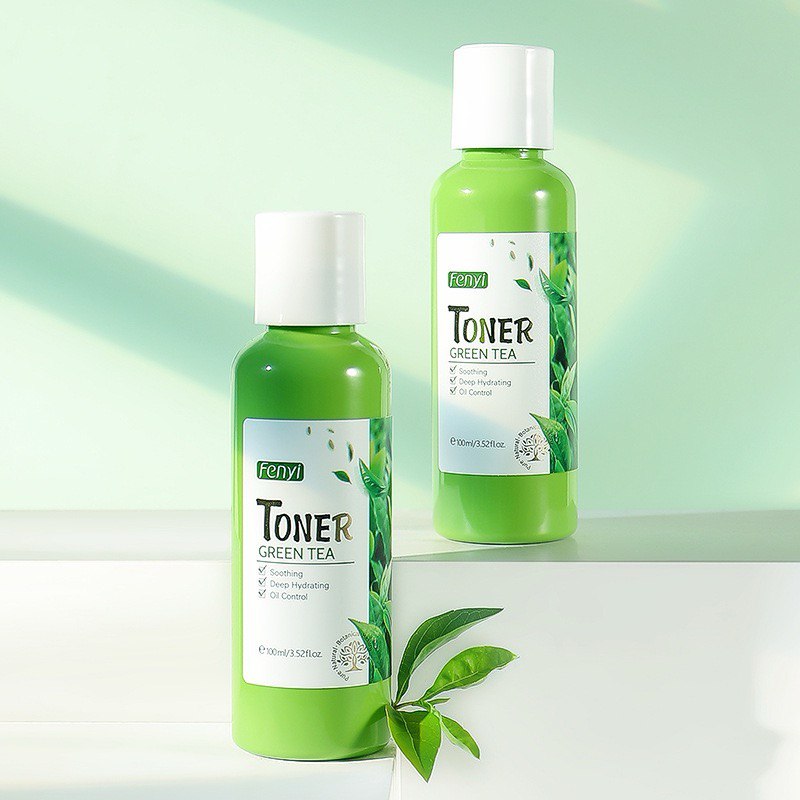 green tea toner 100ml moisturizing lotion - Luniva